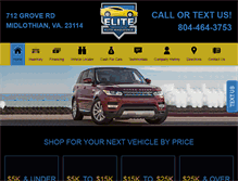 Tablet Screenshot of eliteautowholesale.com